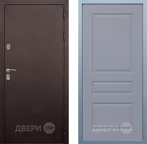 Входная металлическая Дверь Дива МД-40 Медь Д-13 Силк Маус в Раменском