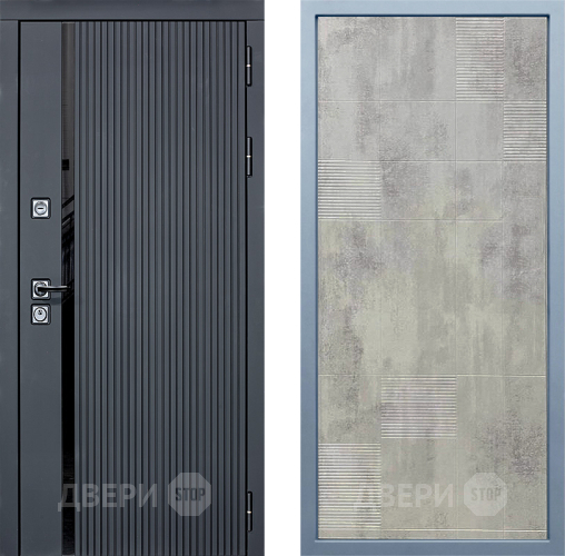 Дверь Дива МХ-46 STR Д-4 Бетон темный в Раменском