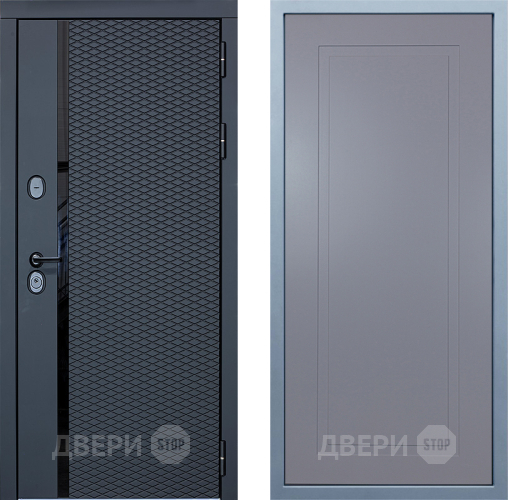 Входная металлическая Дверь Дива МХ-47 STR Н-10 Силк Маус в Раменском