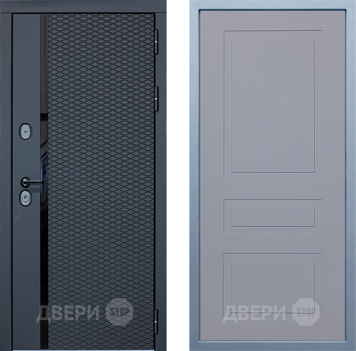 Входная металлическая Дверь Дива МХ-47 STR Н-13 Силк Маус в Раменском