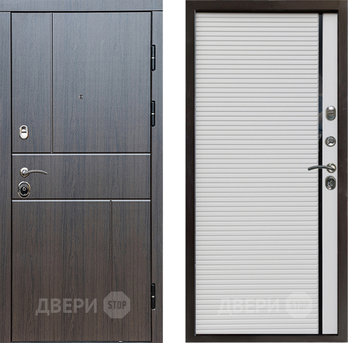 Входная металлическая Дверь Престиж Горизонт Венге Porte Белый в Раменском