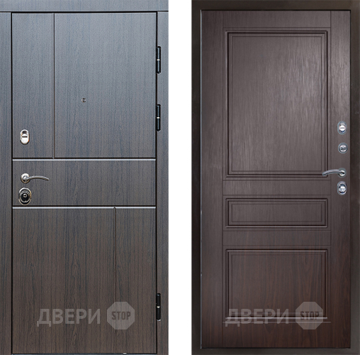 Входная металлическая Дверь Престиж Горизонт Венге Классика Венге в Раменском