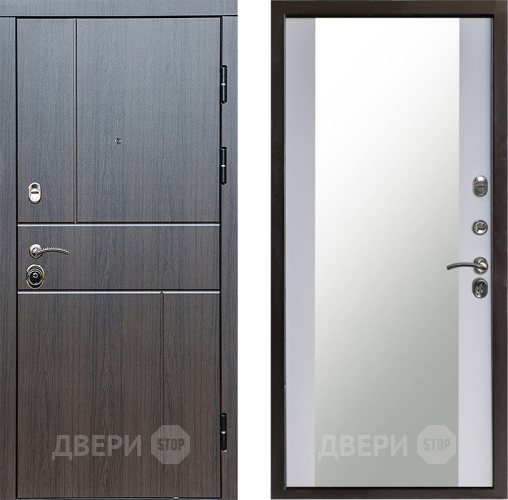 Дверь Престиж Горизонт Венге Зеркало Белый софт в Раменском
