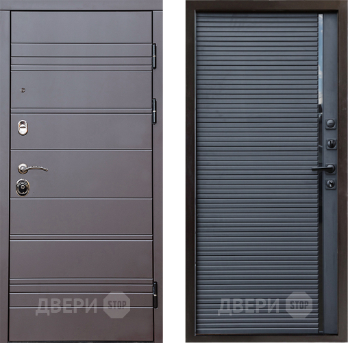 Дверь Престиж Линия Браун Porte Черный кварц в Раменском