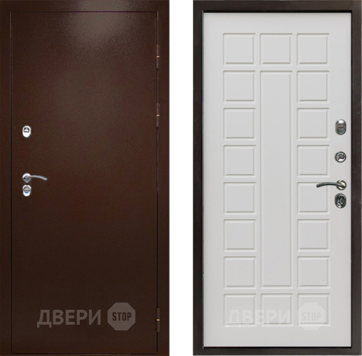 Входная металлическая Дверь Престиж TERMO с терморазрывом Снегирь Медь Престиж Бежевый мат в Раменском