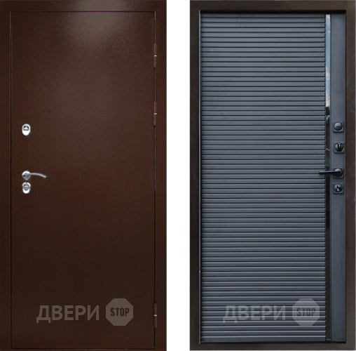 Дверь Престиж TERMO с терморазрывом Снегирь Медь Porte Черный кварц в Раменском