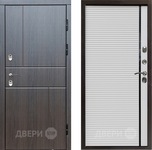 Дверь Престиж TERMO с терморазрывом Горизонт Венге Porte Белый в Раменском