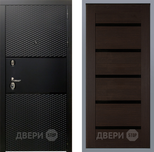 Дверь Заводские двери Тефлон СБ-1 орех тисненый в Раменском