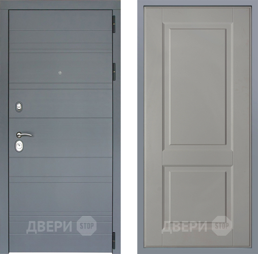 Дверь Заводские двери Лира Софт графит Доррен Грей софт в Раменском