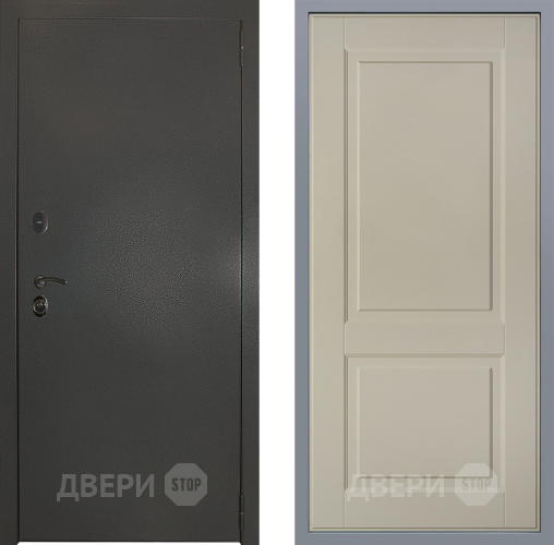 Дверь Заводские двери Эталон 3к антик серебро Доррен Шампань в Раменском