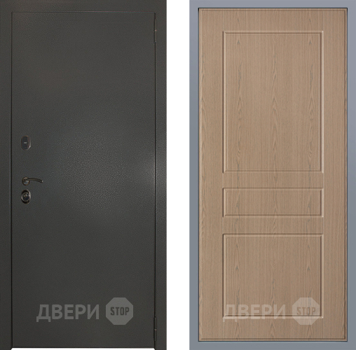 Дверь Заводские двери Эталон 3к антик серебро К-2 Беленый дуб в Раменском