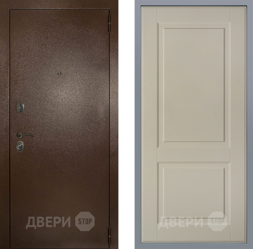 Дверь Заводские двери Эталон 3к антик медь Доррен Шампань в Раменском