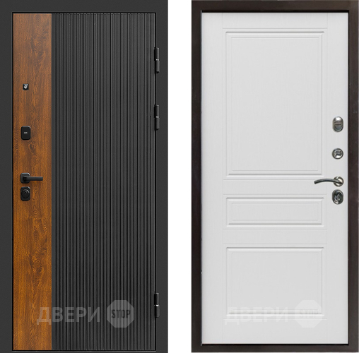 Входная металлическая Дверь Престиж Prestizh Классика Лиственница белая в Раменском