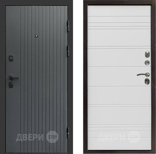 Дверь Престиж Tvist Grey Line Белый в Раменском