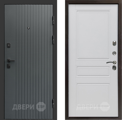 Дверь Престиж Tvist Grey Классика Белый матовый в Раменском