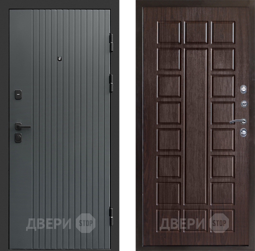 Входная металлическая Дверь Престиж Tvist Grey Престиж Венге в Раменском