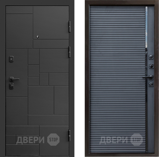 Дверь Престиж Kvadro Porte Черный кварц в Раменском