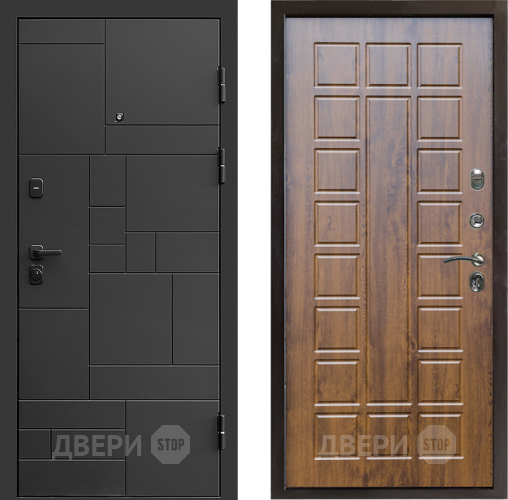 Входная металлическая Дверь Престиж Kvadro Престиж Дуб в Раменском