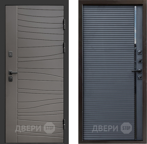Входная металлическая Дверь Престиж Siciliya Porte Черный кварц в Раменском