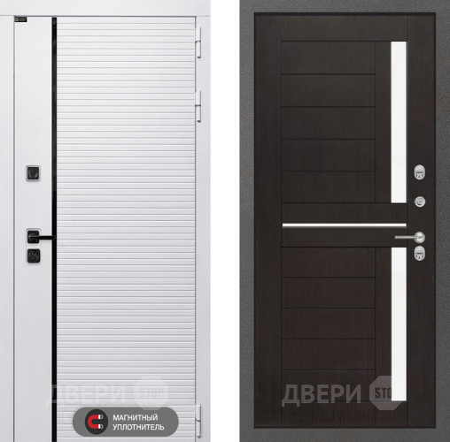 Входная металлическая Дверь Лабиринт (LABIRINT) Royal 02 Венге в Раменском