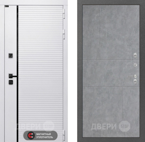Дверь Лабиринт (LABIRINT) Royal 21 Бетон светлый в Раменском