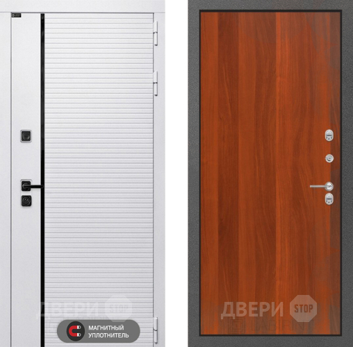 Входная металлическая Дверь Лабиринт (LABIRINT) Royal 05 Итальянский орех в Раменском