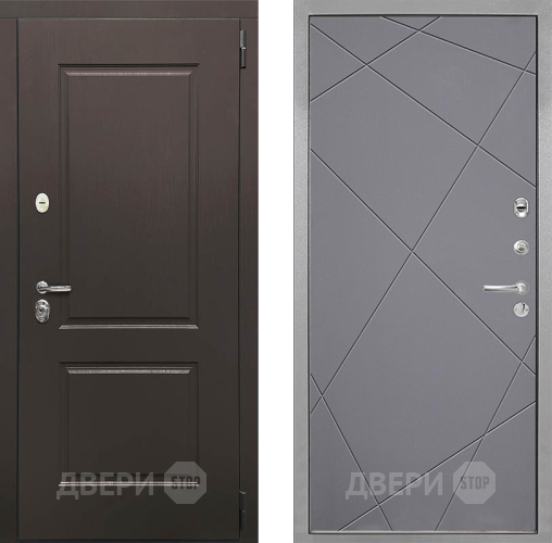 Дверь Интекрон (INTECRON) Кампо Лучи-М Графит софт в Раменском