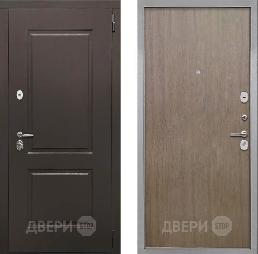 Дверь Интекрон (INTECRON) Кампо Гладкая шпон Венге коричневый в Раменском
