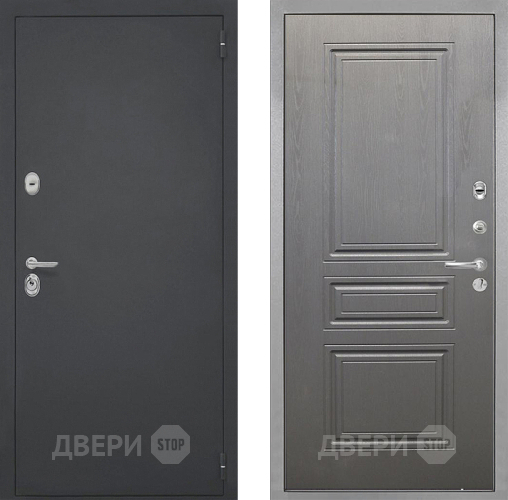 Дверь Интекрон (INTECRON) Гектор ФЛ-243 Графит вуд дуб в Раменском