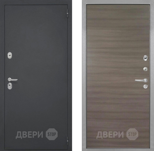 Входная металлическая Дверь Интекрон (INTECRON) Гектор Гладкая Дуб тоскано поперечный в Раменском