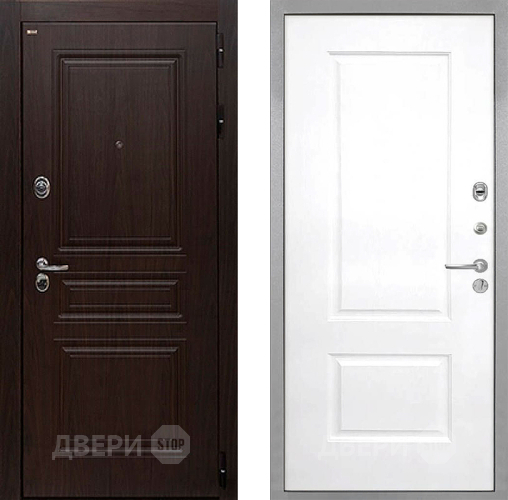 Дверь Интекрон (INTECRON) Брайтон Тиковое Дерево Альба Роял Вуд белый в Раменском