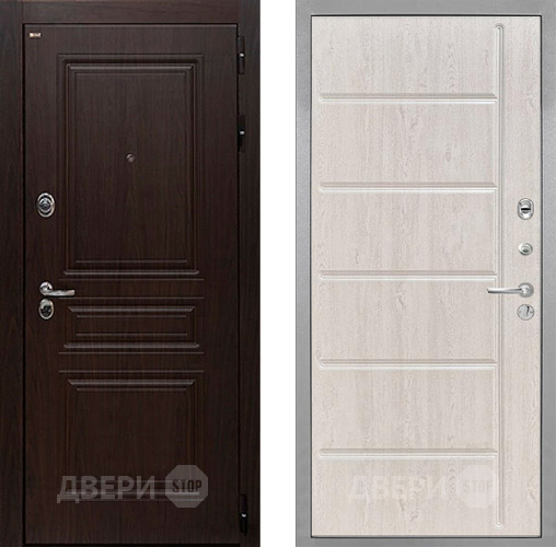 Дверь Интекрон (INTECRON) Брайтон Тиковое Дерево ФЛ-102 Сосна белая в Раменском