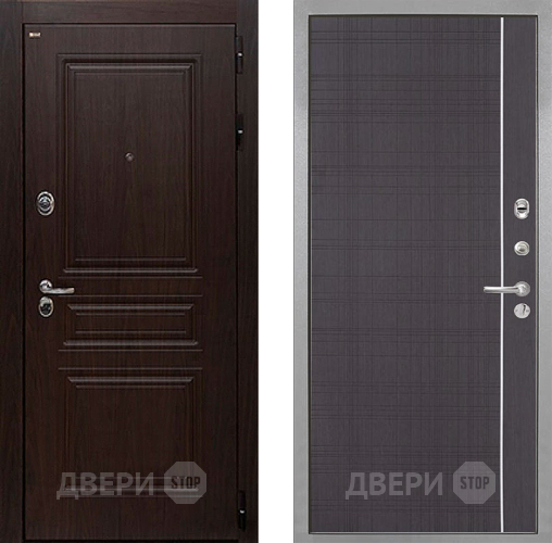 Дверь Интекрон (INTECRON) Брайтон Тиковое Дерево В-07 с молдингом Венге в Раменском