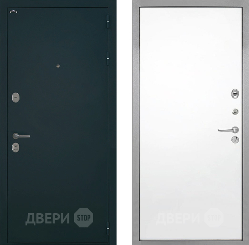 Входная металлическая Дверь Интекрон (INTECRON) Греция Гладкая Силк Сноу в Раменском