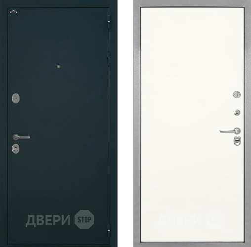 Входная металлическая Дверь Интекрон (INTECRON) Греция Гладкая Слоновая кость в Раменском