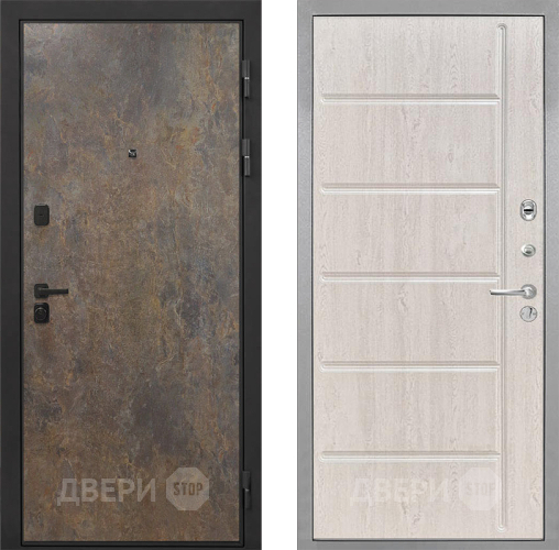 Дверь Интекрон (INTECRON) Профит Black Гранж ФЛ-102 Сосна белая в Раменском