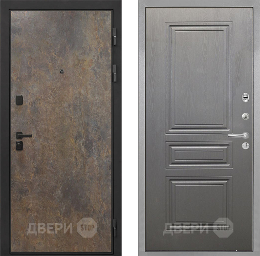 Дверь Интекрон (INTECRON) Профит Black Гранж ФЛ-243 Графит вуд дуб в Раменском