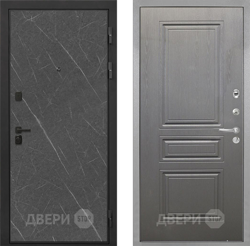 Дверь Интекрон (INTECRON) Профит Black Гранит Лава Оникс ФЛ-243 Графит вуд дуб в Раменском