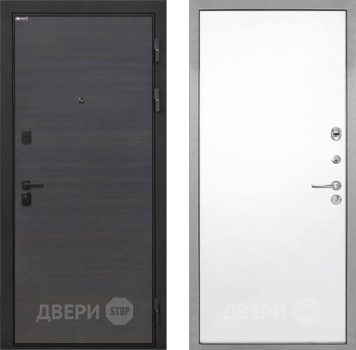 Дверь Интекрон (INTECRON) Профит Black Эковенге Гладкая Силк Сноу в Раменском