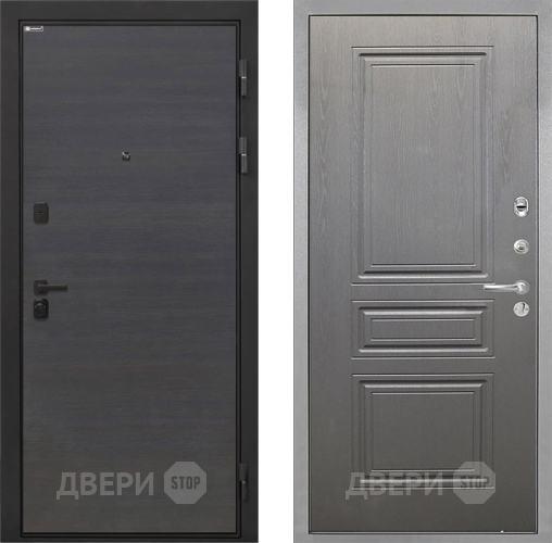 Дверь Интекрон (INTECRON) Профит Black Эковенге ФЛ-243 Графит вуд дуб в Раменском
