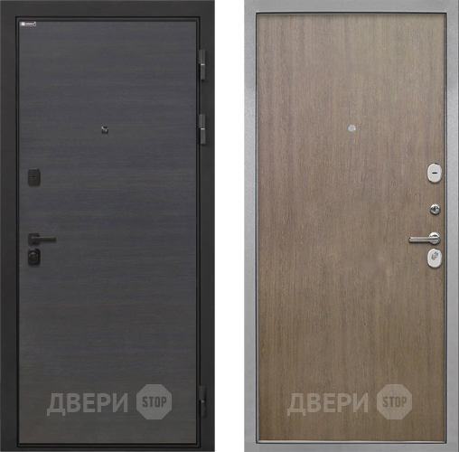 Дверь Интекрон (INTECRON) Профит Black Эковенге Гладкая шпон Венге коричневый в Раменском