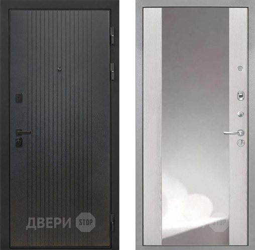 Дверь Интекрон (INTECRON) Профит Black ФЛ-295 ФЛЗ-516 Зеркало Сосна белая в Раменском