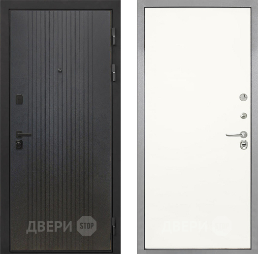 Входная металлическая Дверь Интекрон (INTECRON) Профит Black ФЛ-295 Гладкая Слоновая кость в Раменском