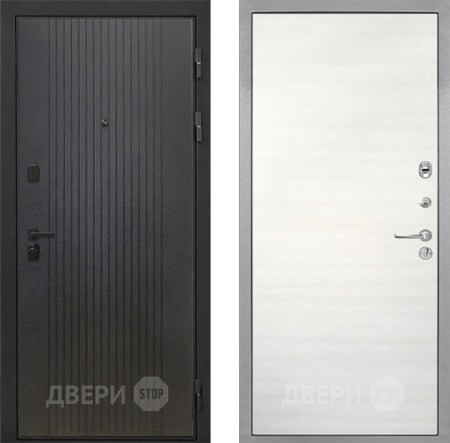Дверь Интекрон (INTECRON) Профит Black ФЛ-295 Гладкая Дуб сильвер поперечный в Раменском