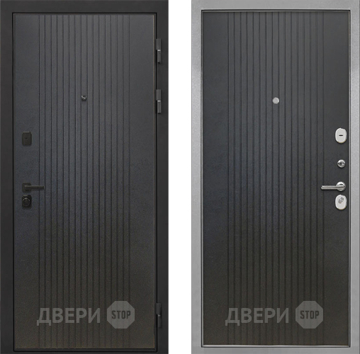 Входная металлическая Дверь Интекрон (INTECRON) Профит Black ФЛ-295 ФЛ-295 Лофт черный в Раменском