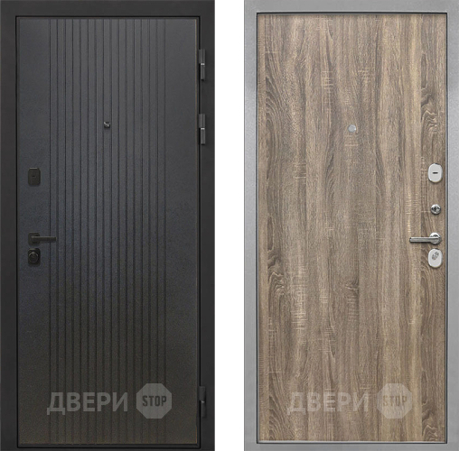 Дверь Интекрон (INTECRON) Профит Black ФЛ-295 Гладкая Дуб турин в Раменском