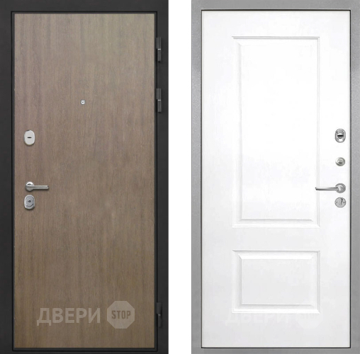Входная металлическая Дверь Интекрон (INTECRON) Гектор Венге Коричневый Альба Роял Вуд белый в Раменском