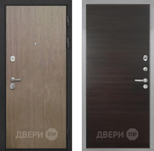 Дверь Интекрон (INTECRON) Гектор Венге Коричневый Гладкая Эковенге поперечный в Раменском
