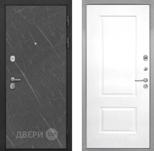 Входная металлическая Дверь Интекрон (INTECRON) Гектор Гранит Лава Оникс Альба Роял Вуд белый в Раменском