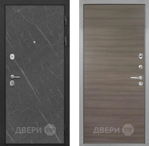 Входная металлическая Дверь Интекрон (INTECRON) Гектор Гранит Лава Оникс Гладкая Дуб тоскано поперечный в Раменском